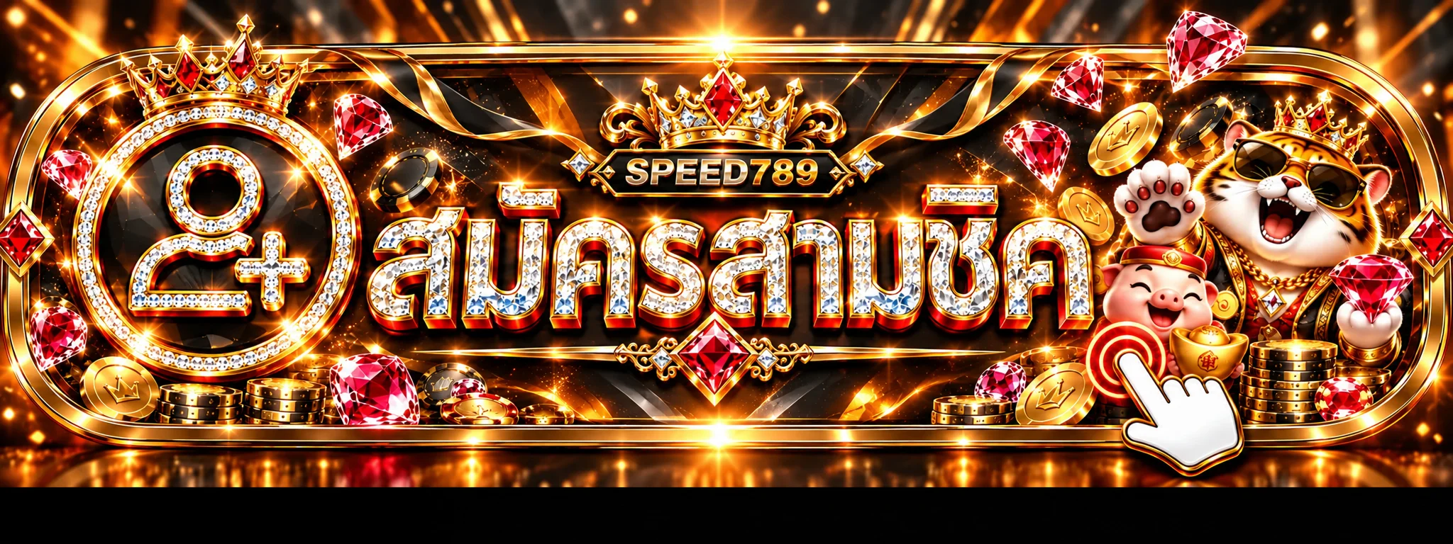 ทางเข้า SPEED789 ล่าสุด ปุ่มสมัครสมาชิกโทนดำส้มทอง